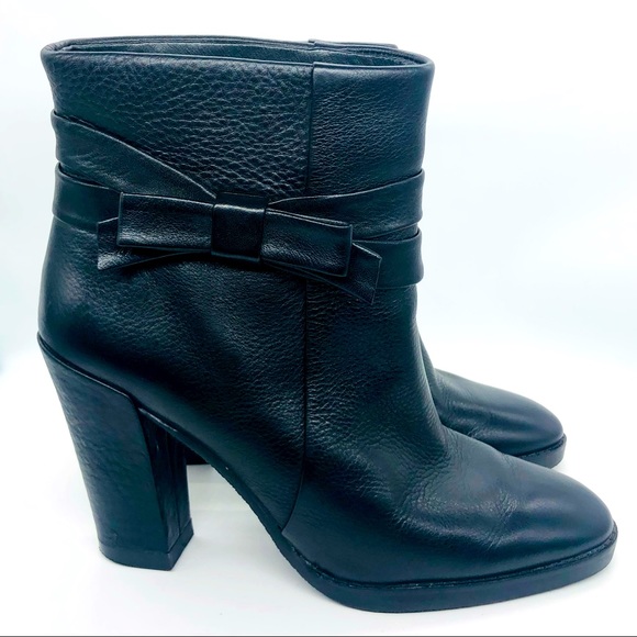 SOLD! Kate Spade Mannie Bow Ankle Boots 8.5 - Picture 6 of 14